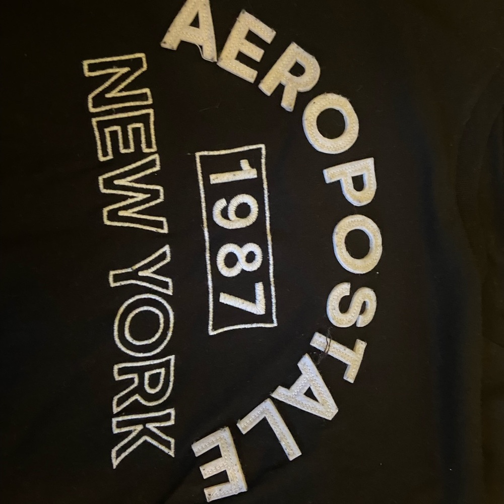 black Aeropostale shirt